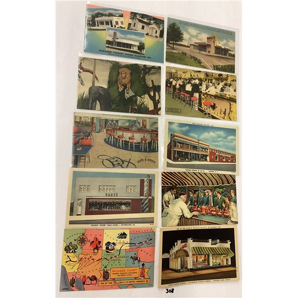 Misc. Interesting & Colorful Linen Postcards Approx. 160