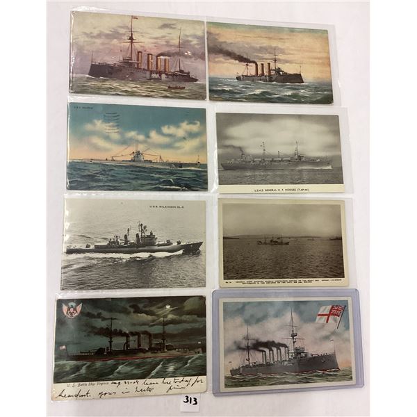 Military Ship Postcards 21