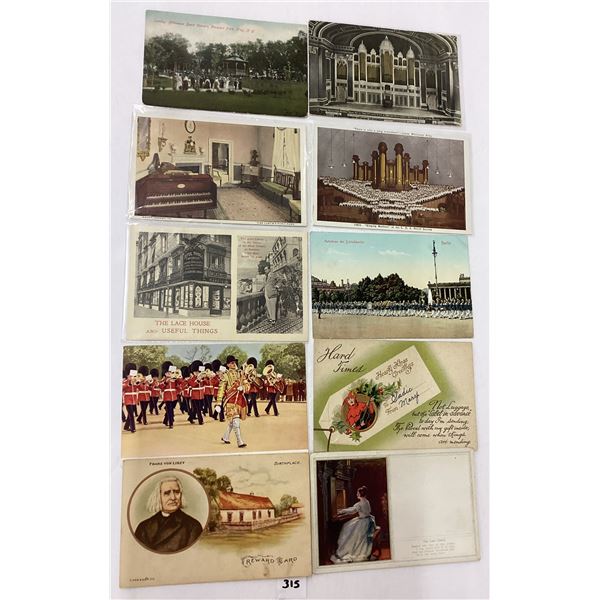 Music Related Postcards 55+