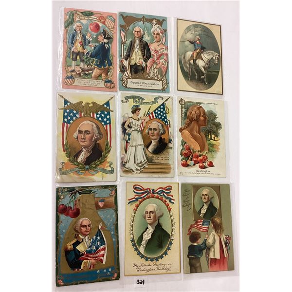 Patriotic Holiday Greeting Postcards 27