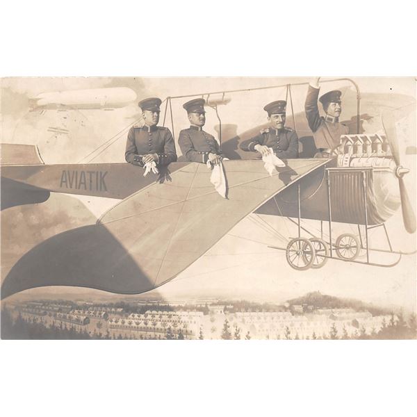 Studio Real Photo Airplane Postcards 3