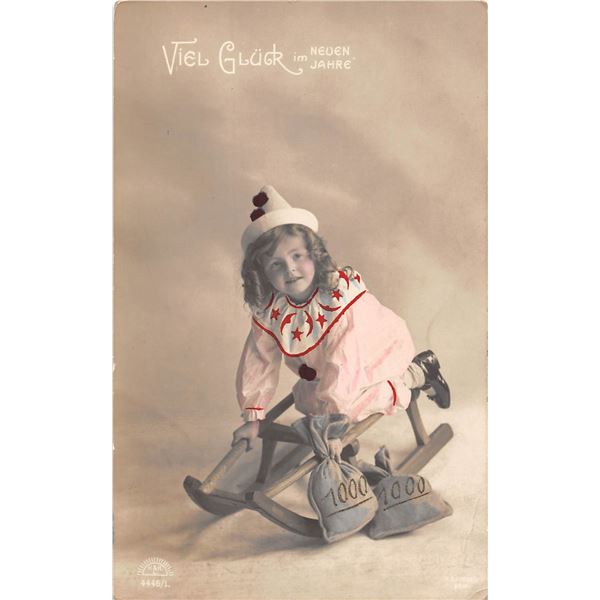 Real Photo Children Clown Postcards 7