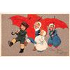 Image 3 : PFB New Year Holiday Greeting Children Set of 6 Postcards