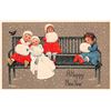 Image 6 : PFB New Year Holiday Greeting Children Set of 6 Postcards