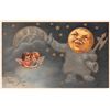 Image 2 : PFB New Years Moon Face Set of 6 Postcards