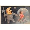 Image 5 : PFB New Years Moon Face Set of 6 Postcards