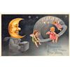 Image 6 : PFB New Years Moon Face Set of 6 Postcards