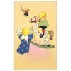 Image 3 : Children & Angels Doing Activities 10 Postcards