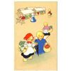 Image 7 : Children & Angels Doing Activities 10 Postcards