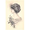 Image 2 : Pretty Lady Sepia Tone Postcards 21