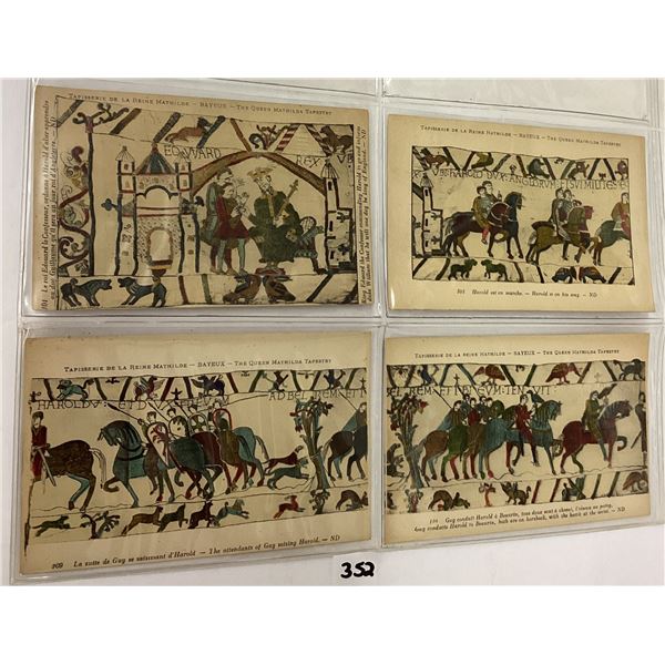 Queen Matilda Tapestry Postcard Album Approx. 70