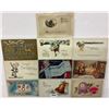 Image 1 : New Year Holiday Greeting Postcards Approx. 50