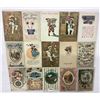 Image 2 : New Year Holiday Greeting Postcards Approx. 50