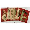 Image 2 : Animals - Red Background Cats & Kittens Greeting Postcards