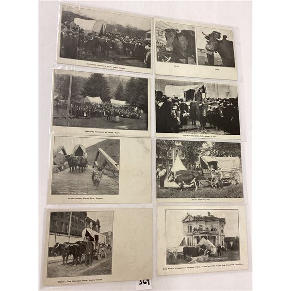 Ezra Meeker Black & White Postcards 8