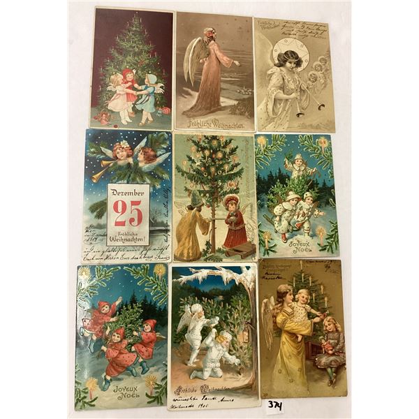International Christmas Holiday Greeting Angel Postcards 23