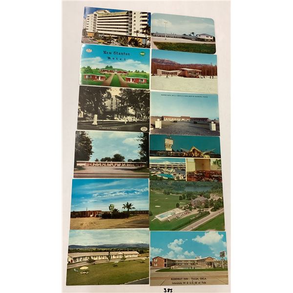 Motels & Hotel Postcards Approx. 350