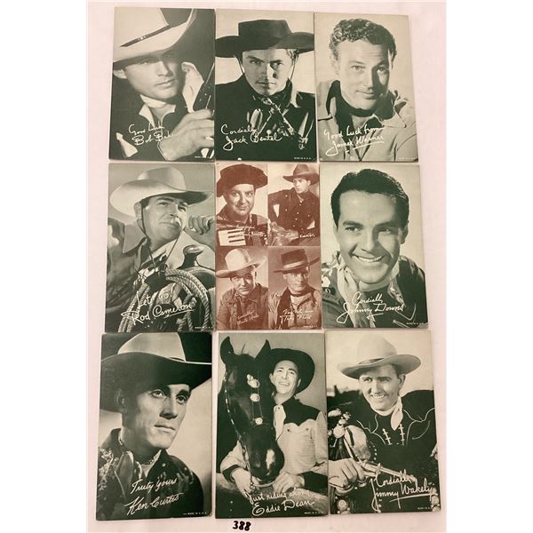 Western Cowboy & Cowgirl Arcade Cards 30+