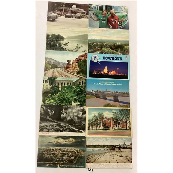 Sorted US State Box Approx. 850 Postcards