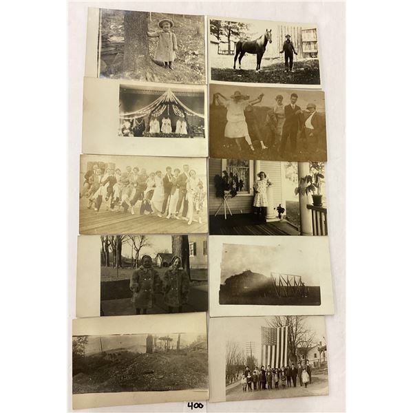 Misc. Real Photo Postcards Approx. 70