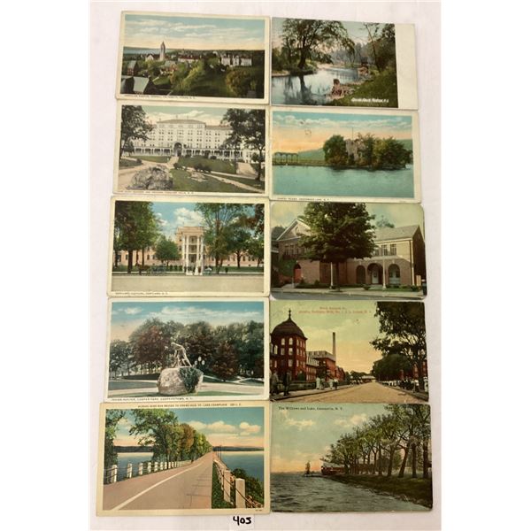 Sorted New York State Box Approx. 675 Postcards