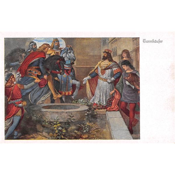 Group of 7 The Tannhauser Legend Greeting Postcards