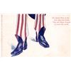 Image 4 : Patriotic Uncle Sam Installment Set of 4 Postcards