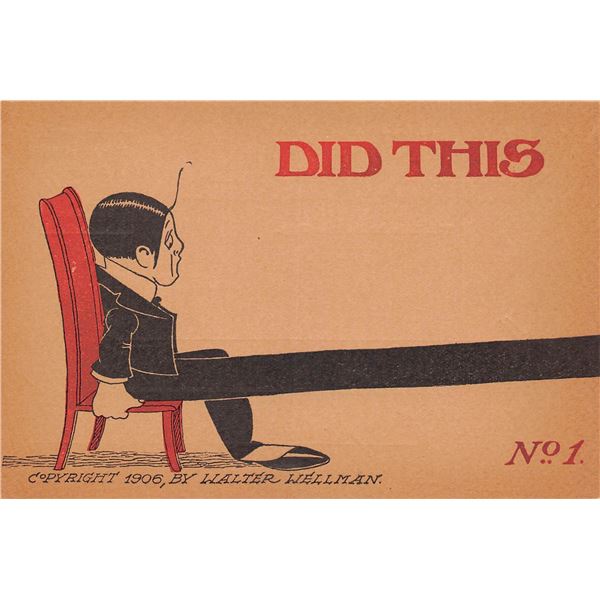 Walter Wellman Installment set of 4 "Did this ever happen to you?" Postcards