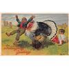 Image 11 : Group of 6 Black Americana Thanksgiving Holiday Greeting Postcards