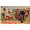 Image 9 : Group of 6 Black Americana Thanksgiving Holiday Greeting Postcards