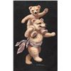 Image 1 : Set of 6 Black Background Teddy Bear Postcards