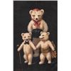 Image 2 : Set of 6 Black Background Teddy Bear Postcards