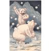 Image 2 : Group of 5 Ellam Polar Bears in The Snow Greeting Postcards