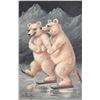 Image 3 : Group of 5 Ellam Polar Bears in The Snow Greeting Postcards
