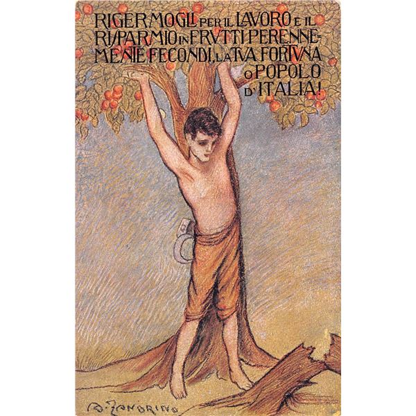 Italian Poster Art Zandrino Advertising Postcard