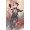 Image 3 : 5 Pretty Lady Signed Artist "Barribal" Greeting Postcards