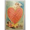 Image 1 : Novelty - Clapsaddle Valentine's Day Mechanical Holiday Greeting PC