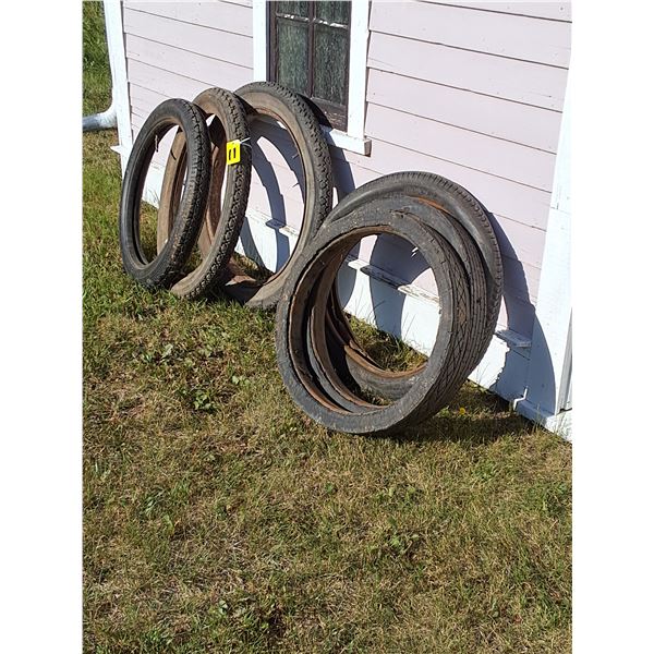 (6) Old Tires 30x3.5 Poor Condition