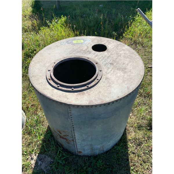 Large Steam Engine Water Tank - 35"w x 32"h