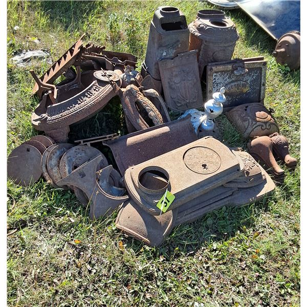 Antique Stove Parts, Lids, Doors, Grates, more