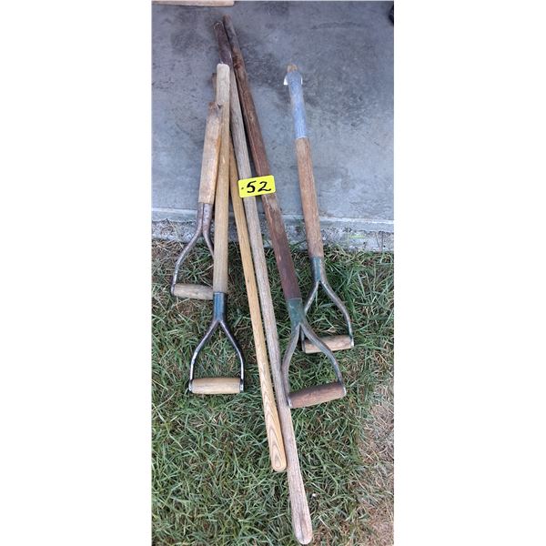 (6) Shovel/ Fork Handles
