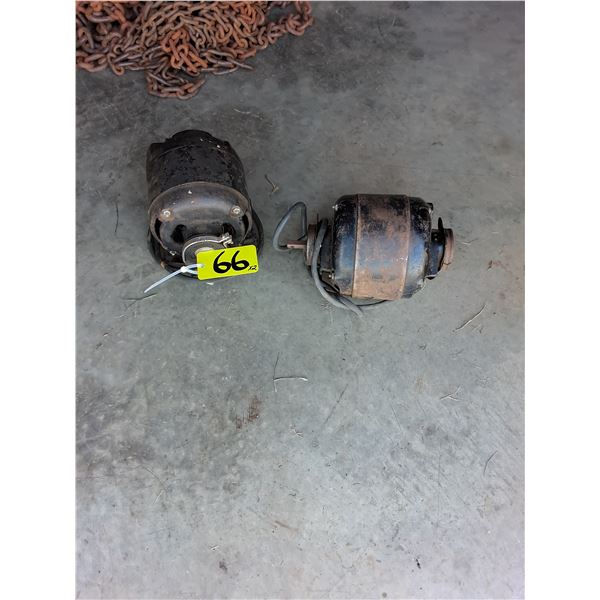 (2) Electric Motors