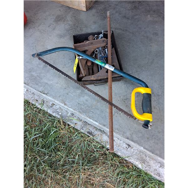Threaded Rod,  Bolts, Bow Saw