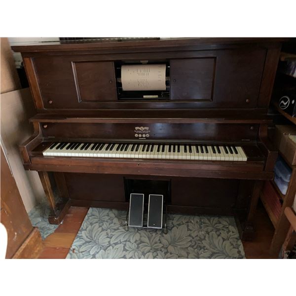 Player Piano with Music Rolls,  works,  Video Available