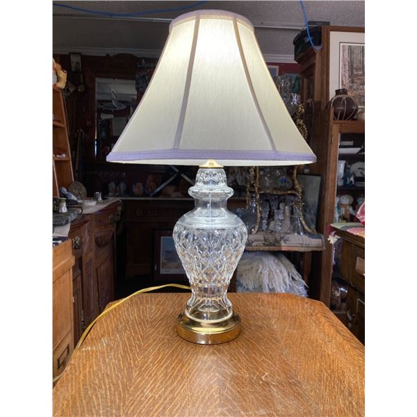 WATERFORD CRYSTAL TABLE LAMP