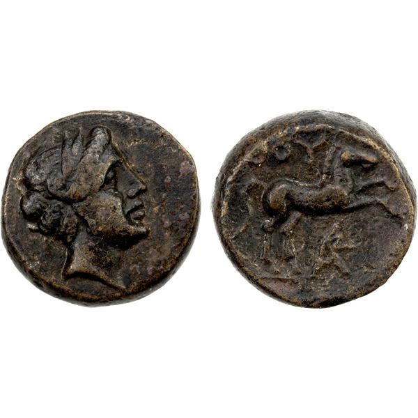 LUCANIA: Thourioi, AE13 (2.98g), ca. 280-213 BC, Choice VF
