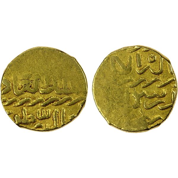 BURJI MAMLUK: Tumanbay I, 1501, AV ashrafi (3.33g), NM, ND, VF