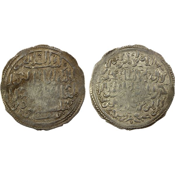 AYYUBID OF YEMEN: al-Mas'ud Yusuf, 1214-1228, AR dirham (2.14g), 'Adan, AH627, VF-XF