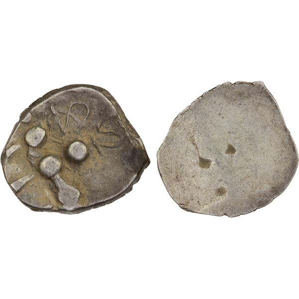 GANDHARA: Anonymous, late 7th or 8th century, AR damma (1.28g), bold VF