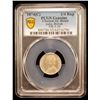 Image 2 : BRITISH INDIA: Victoria, Empress, 1876-1901, AR 1/4 rupee, 1874(c), PCGS AU details